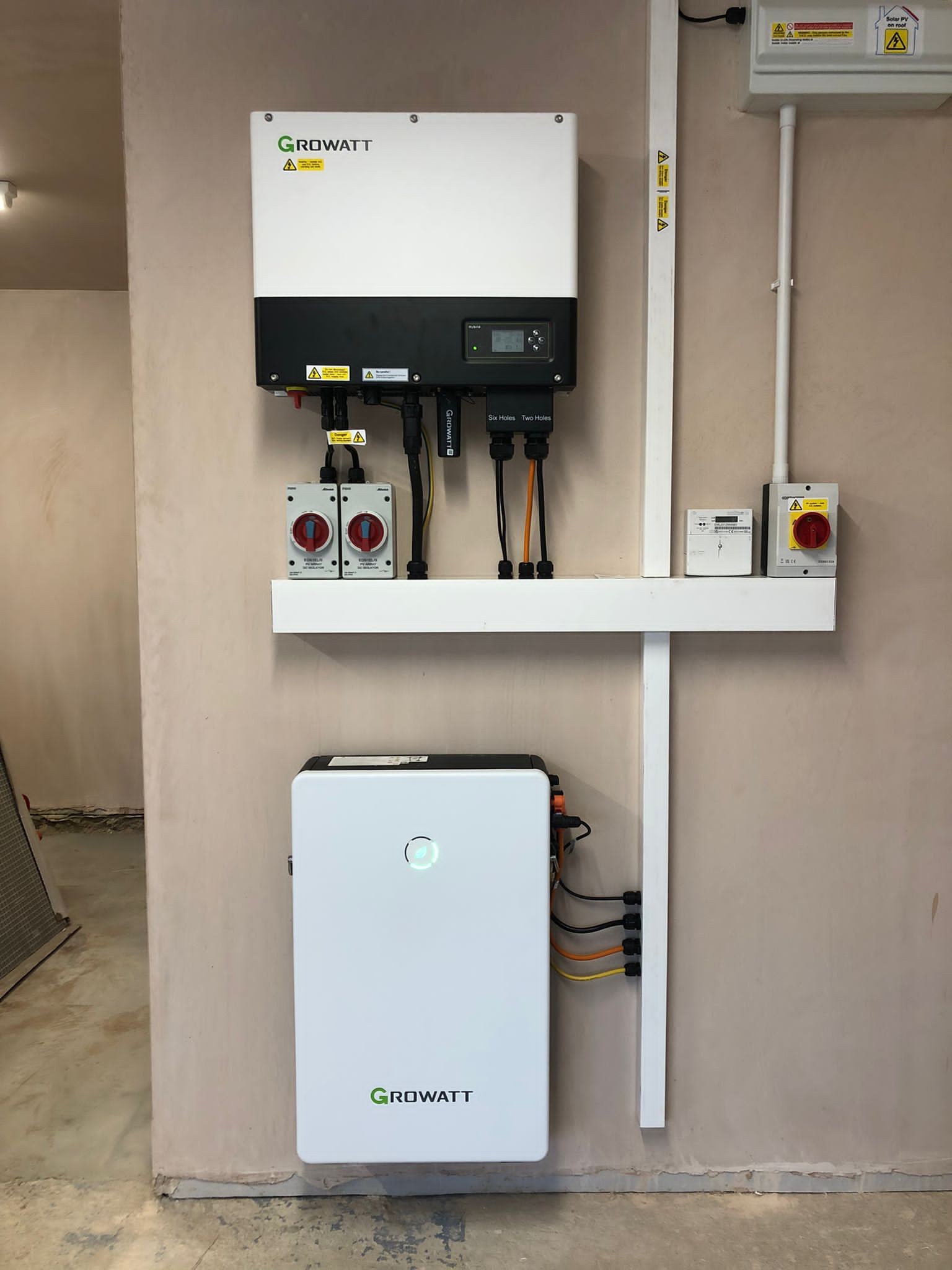 growatt battery installation